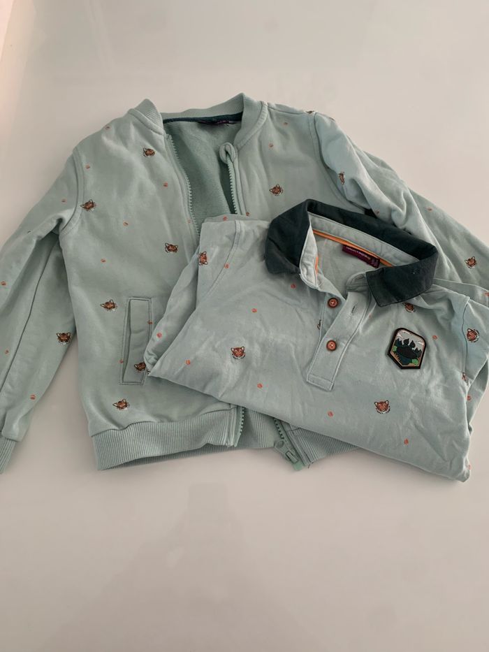 Ensemble gilet et polo sergent major