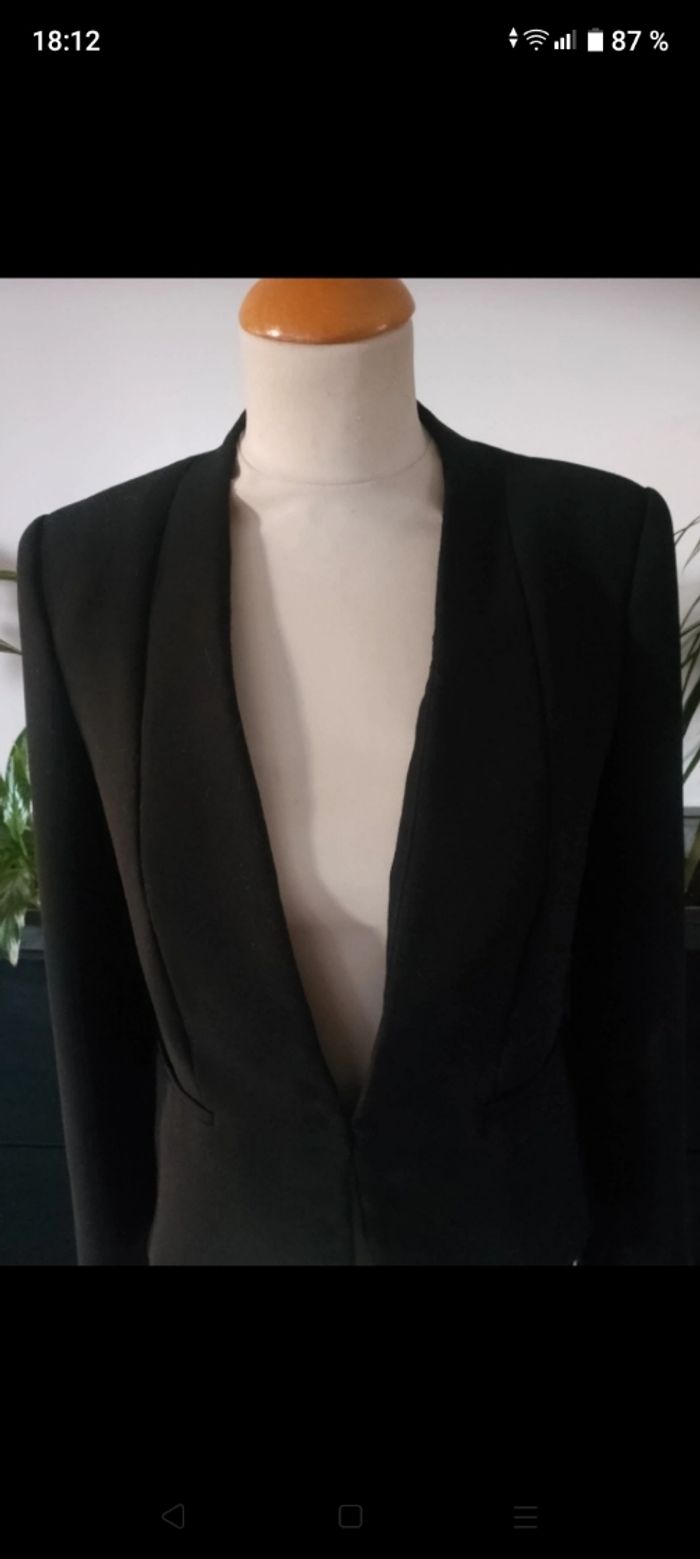 Blazer noir Mango - photo numéro 2