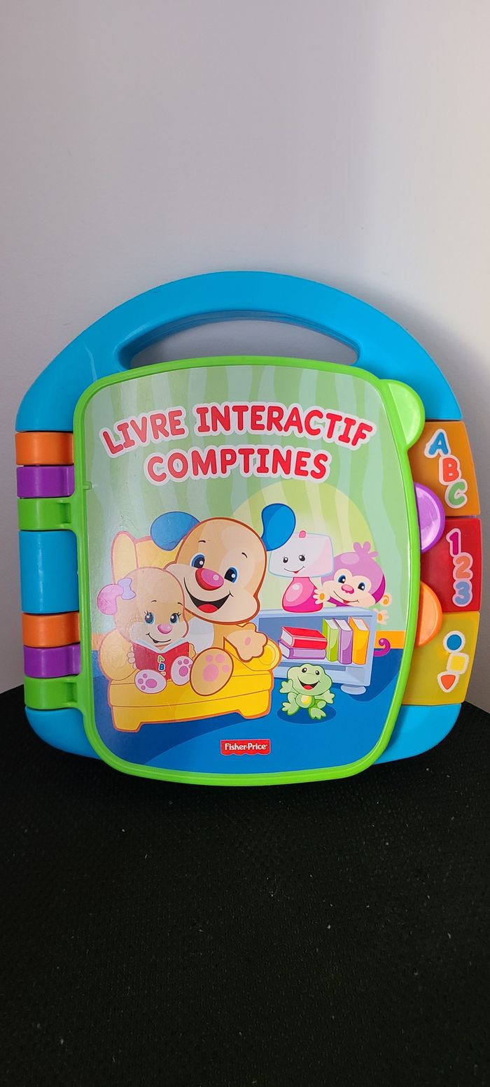 Fisher price Livre Interactif Comptine