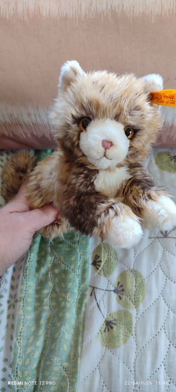 Doudou chaton steiff