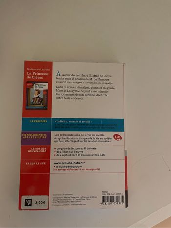 Livre la princesse de cleves