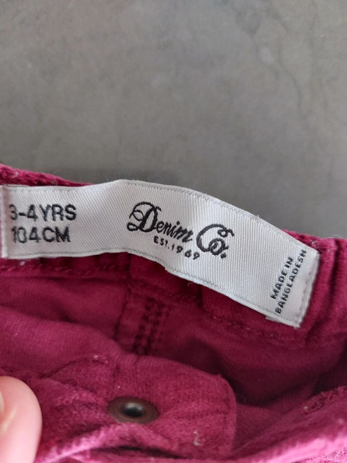 Jupe velour 3/4 ans - photo numéro 3