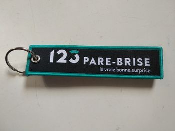 Porte clé publicitaire 123 Pare brise