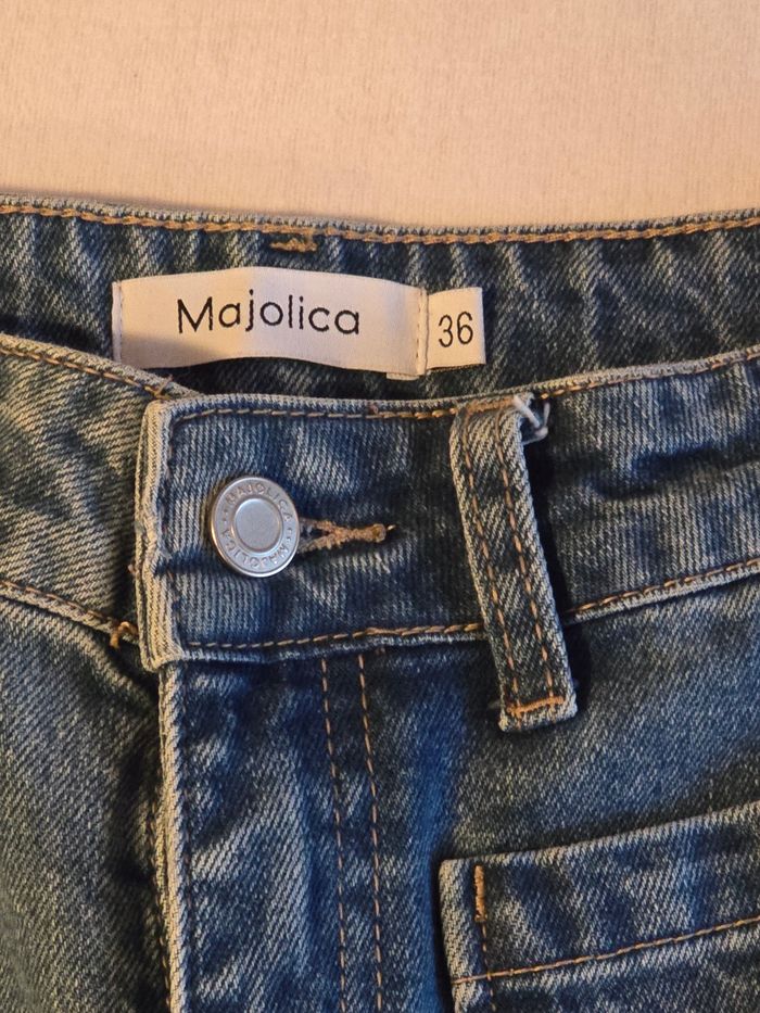 Jeans bleu femme Majolica avec les poches à l'avant - photo numéro 6