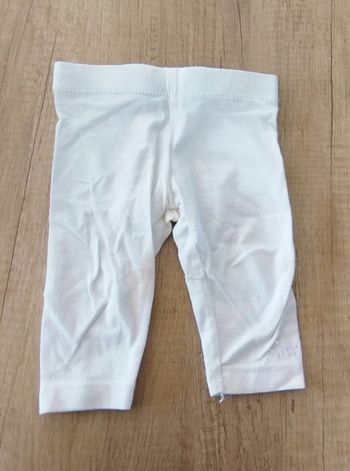 Legging fille blanc taille 3 mois Orchestra