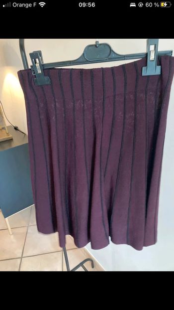 Jupe bordeaux