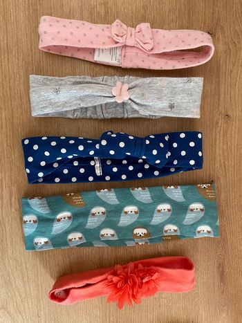 Lot de bandeau fille 0-6 mois