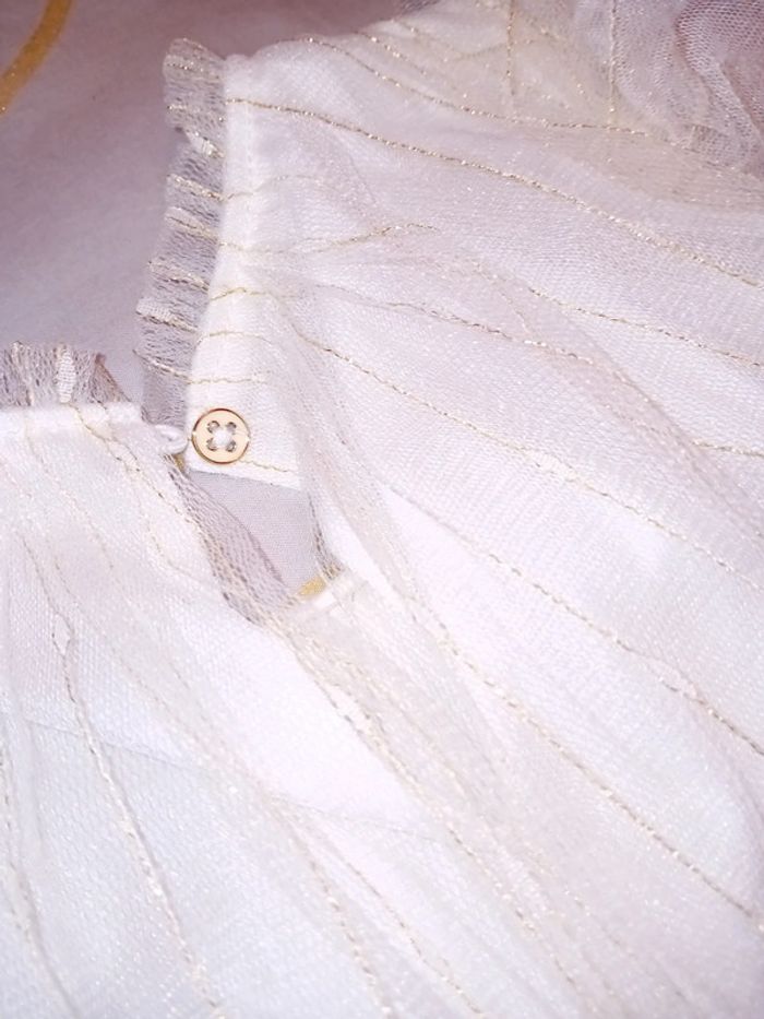 Robe blanche et doré - photo numéro 7