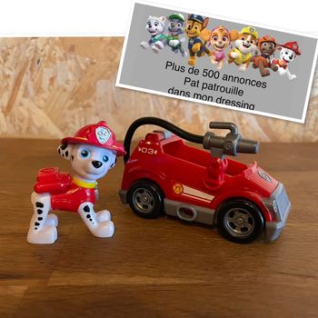 Idée cadeau 🎁 Marcus et son véhicule de la Pat Patrouille