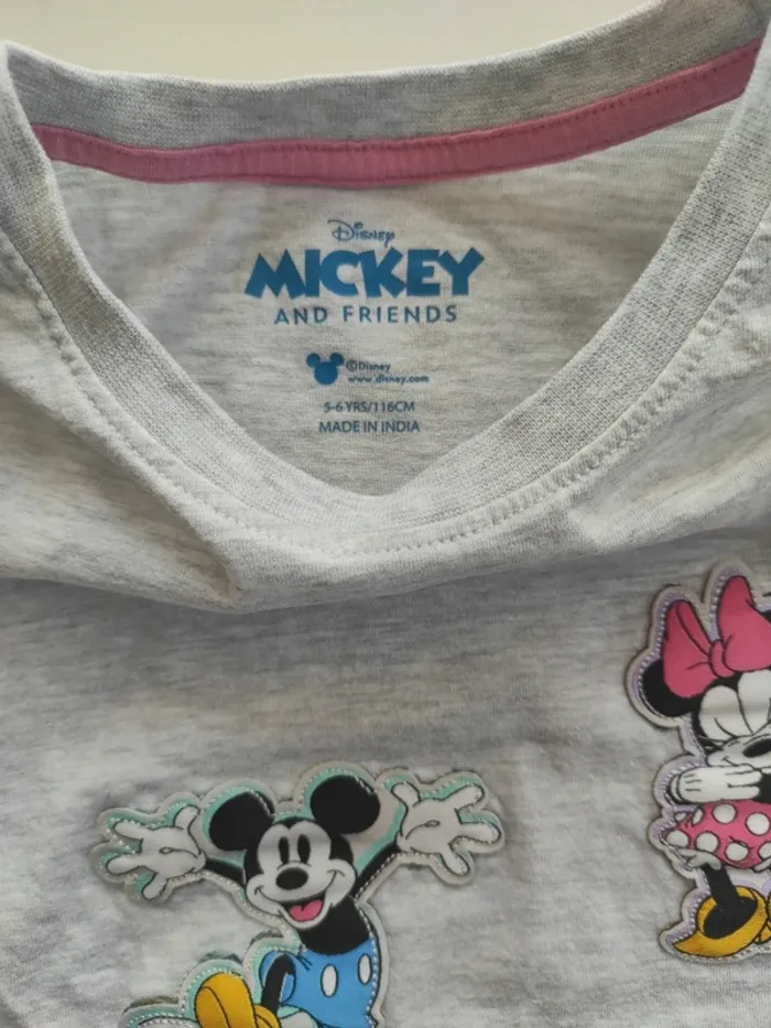 T shirt mickey Minnie - photo numéro 3