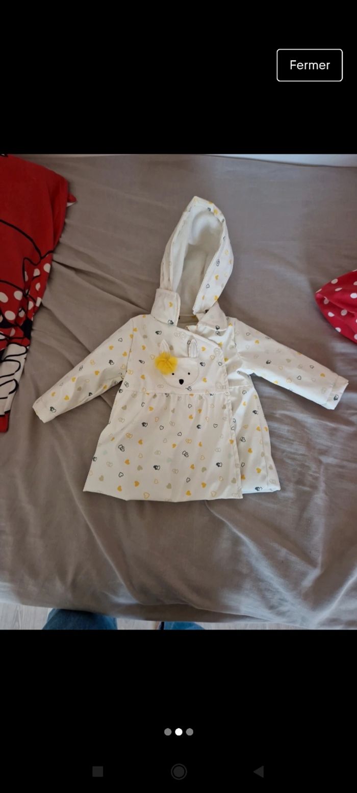 Blouson fille 6/9mois