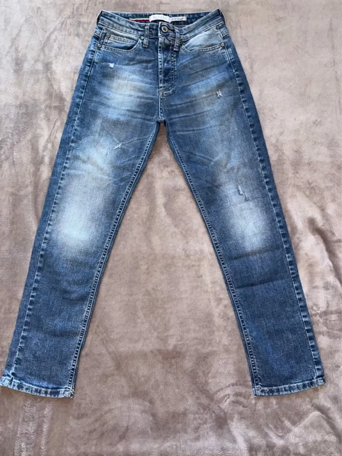 Jean femme Please taille XXS bleu en très bon état - photo numéro 2