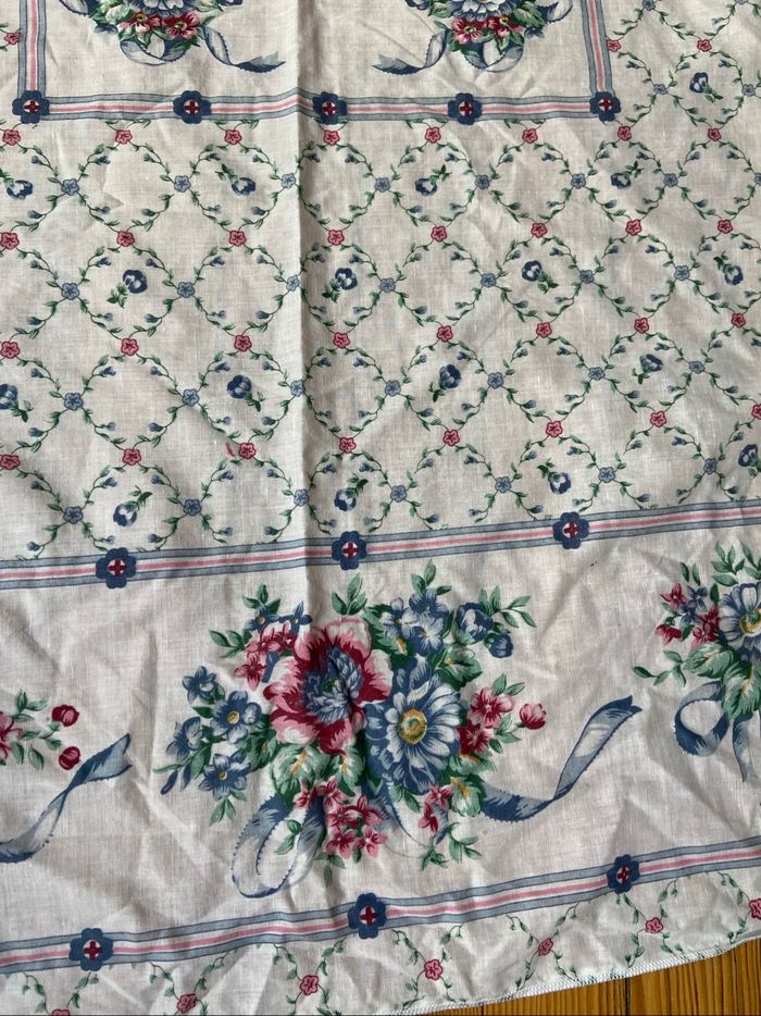 Nappe fleurit vintage - photo numéro 3