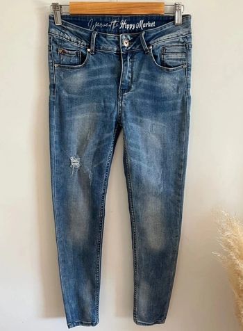 Jean skinny bleu