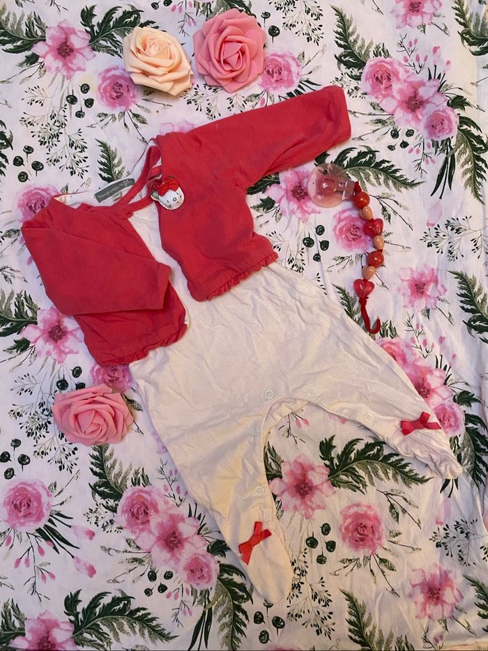 Ensemble vêtements bébé fille 1mois Sergent Major