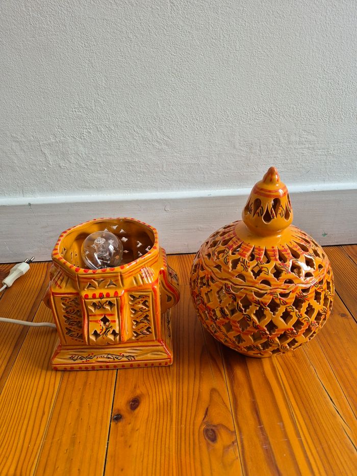 Lampe orientale céramique - photo numéro 4