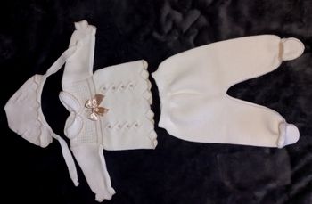 Tenue nouveau née fille neuve sans étiquette