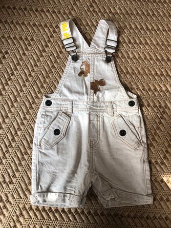 Salopette courte taille 2 ans