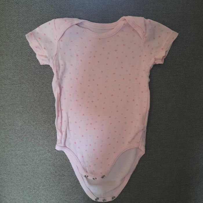 Body manches courtes motif petits points