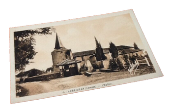 Carte postale ancienne   Aureilhan (Landes)    L' Eglise