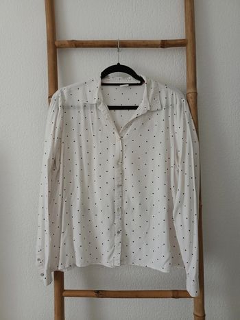 Jolie chemise blanche à pois Vero Moda taille L
