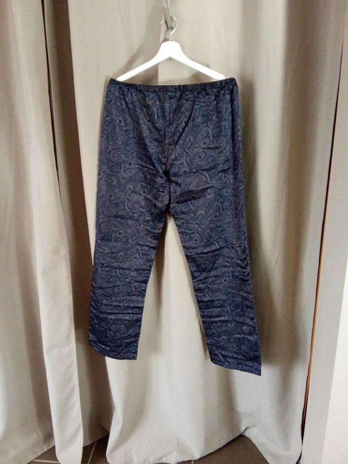 Pantalon d'intérieur style satin motif fleur la halle taille l - photo numéro 4