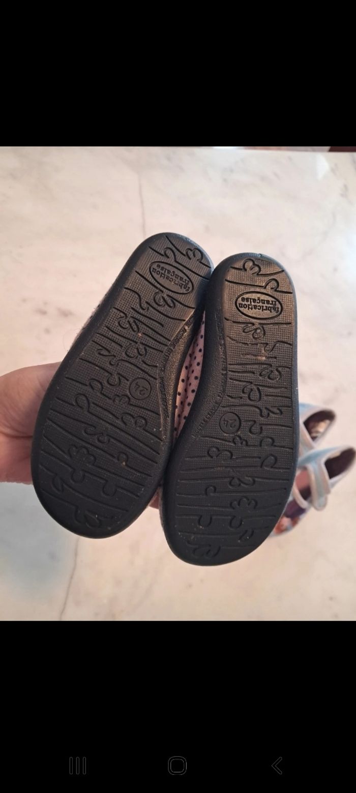 Deux paires de chausson ballerines taille 24 - photo numéro 2