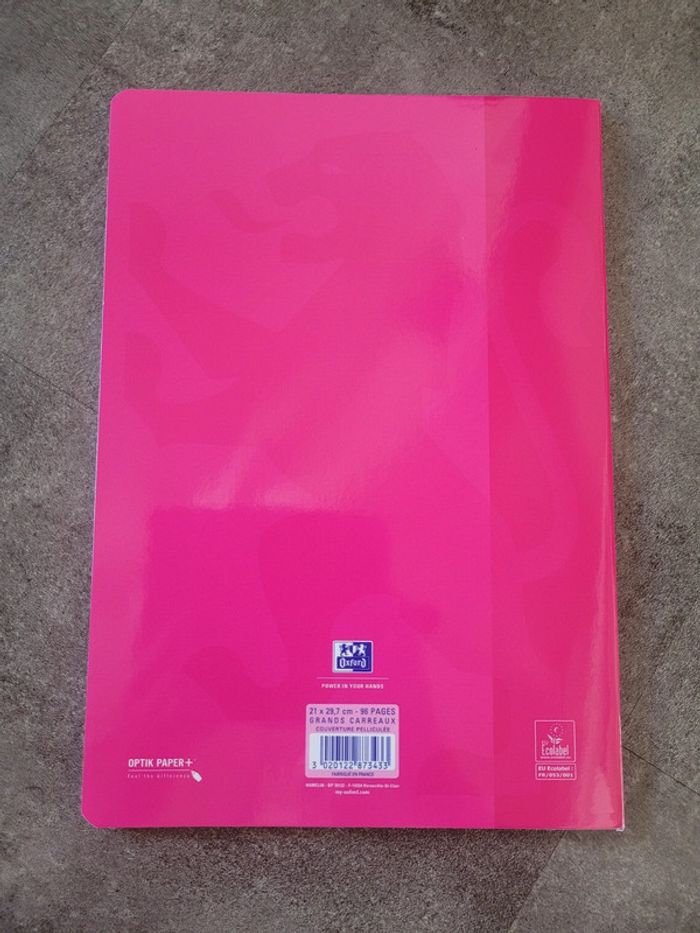 Grand cahier grands carreaux 96 pages - photo numéro 2