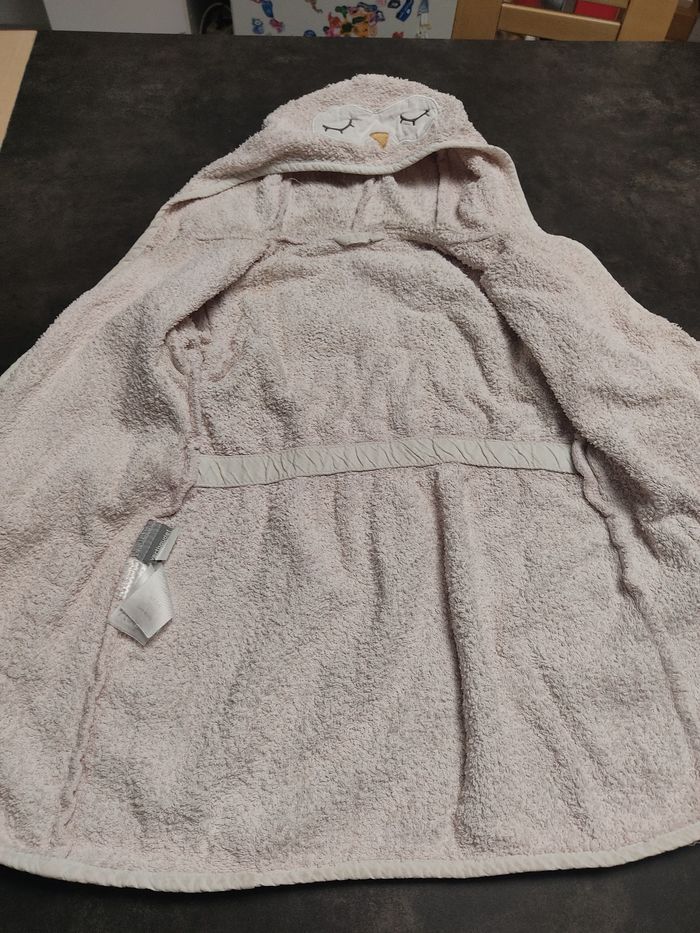 Peignoir 6 ans Vertbaudet motif chouette - photo numéro 5