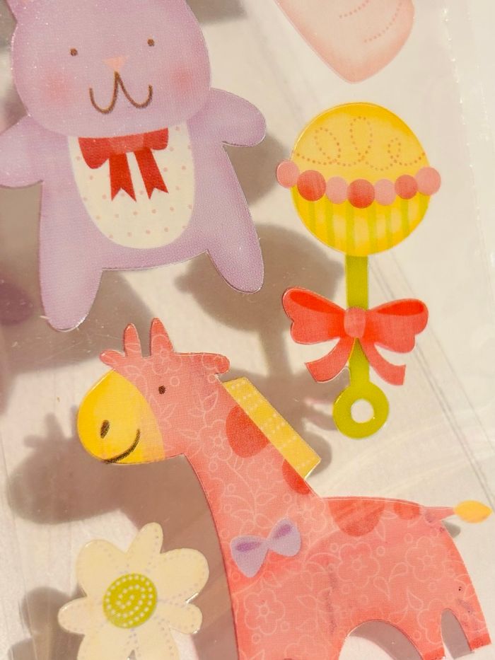 Lot 2 blisters autocollants transparents Karen Foster - photo numéro 2