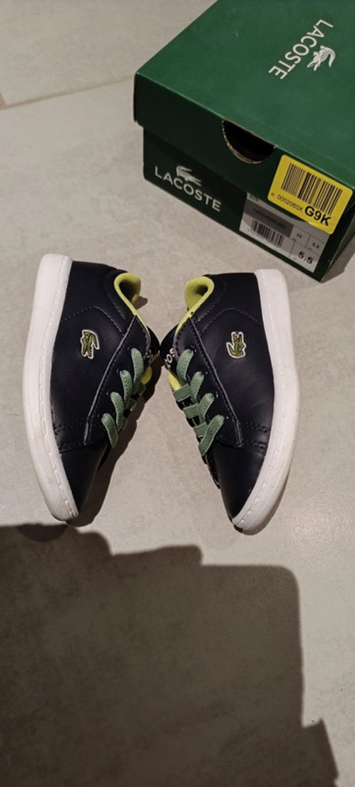 basket cuir lacoste 22 - photo numéro 9