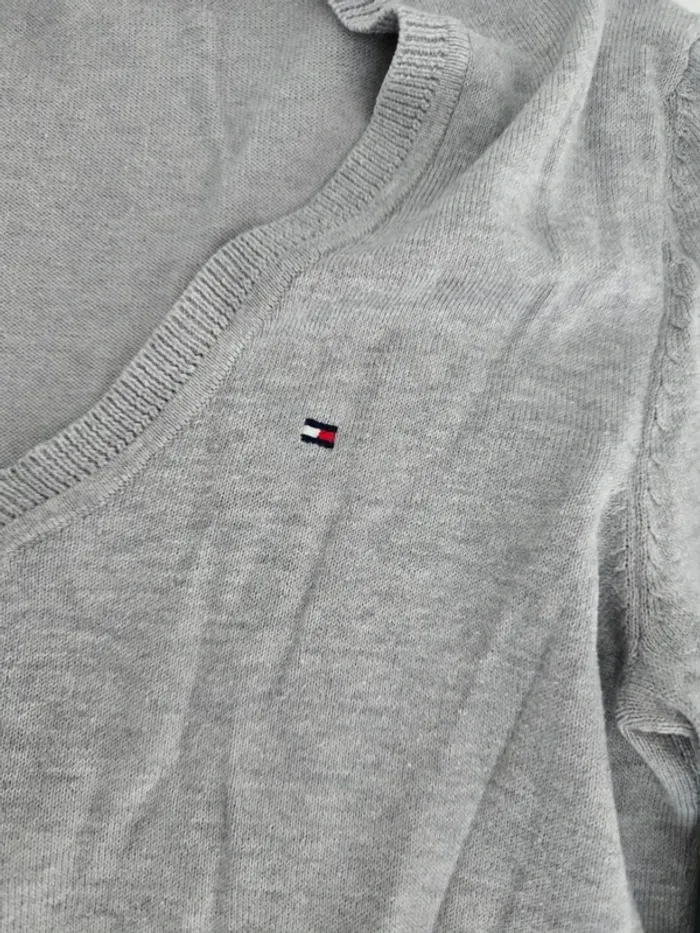 Pull tommy hilfiger gris - photo numéro 2