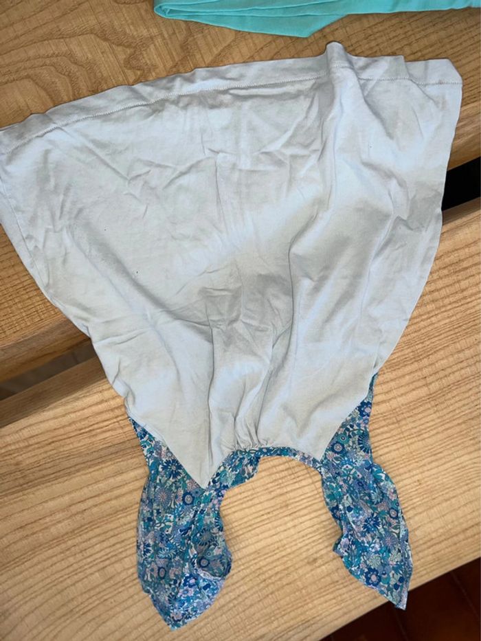 Ensemble okaidi jacadi liberty 10 12 ans fille été débardeur dos nu legging - photo numéro 4