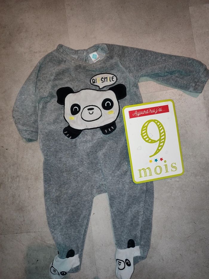 Pyjama 9 mois panda - photo numéro 2