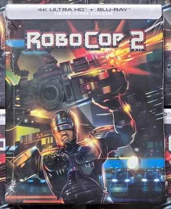 Robocop 2 Steelbook Collector Blu-Ray 4k Ultra HD (Version Américaine) neuf sous Blister