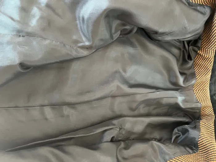Veste blazer marron et velours noir - photo numéro 4