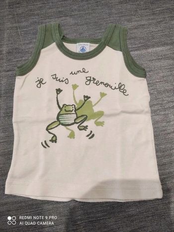 Débardeur Petit Bateau 12 mois