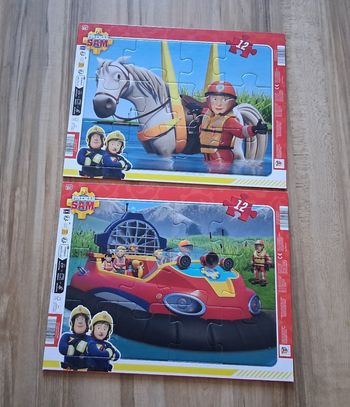 Lot de 2 puzzles Sam le pompiers