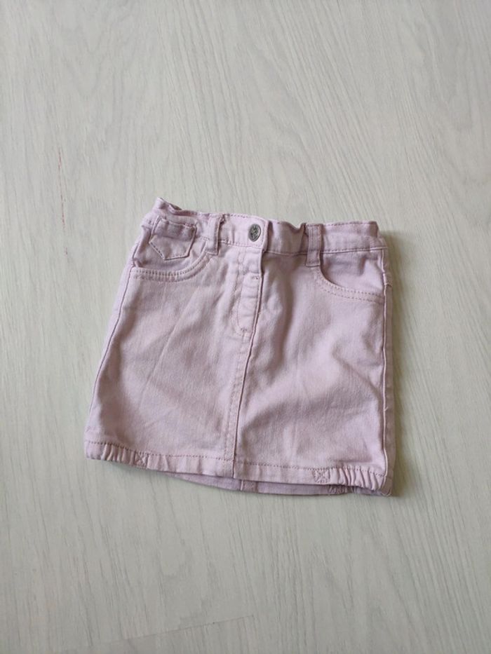 Jupe en jean lilas Kitchoun 18 mois