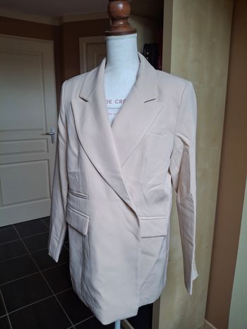 Veste blazer beige 42 neuve