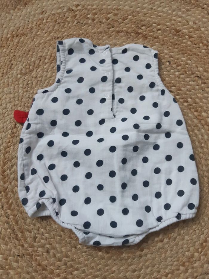 Barboteuse à pois Orchestra 3 mois - photo numéro 4
