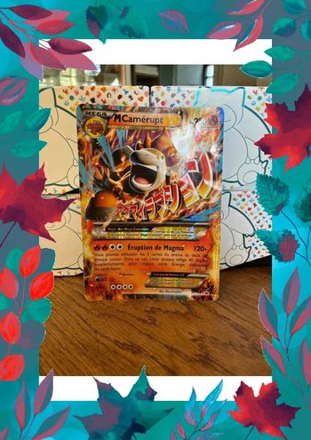 Carte Pokémon jumbo m camerupt xy198 promo