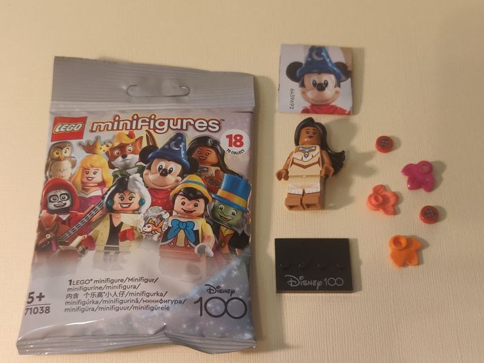 Minifig Lego Pocahontas - Series Disney 100 - Complet - coldis100-12 dis103 - photo numéro 4