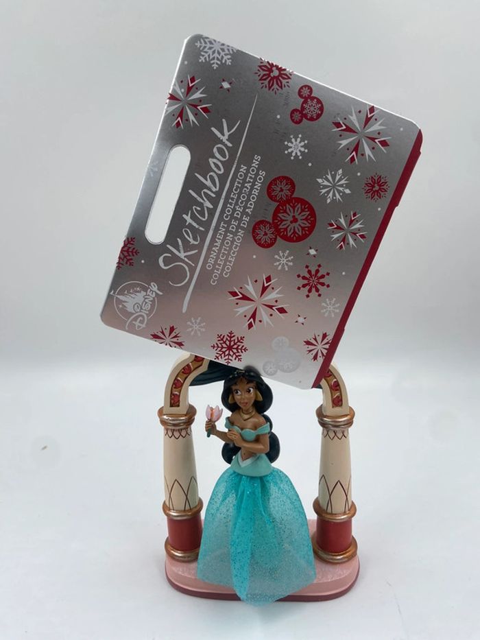 Ornement de Noël carnet de croquis Disney Jasmine Fairytale Moments 2021 - Aladdin - photo numéro 2
