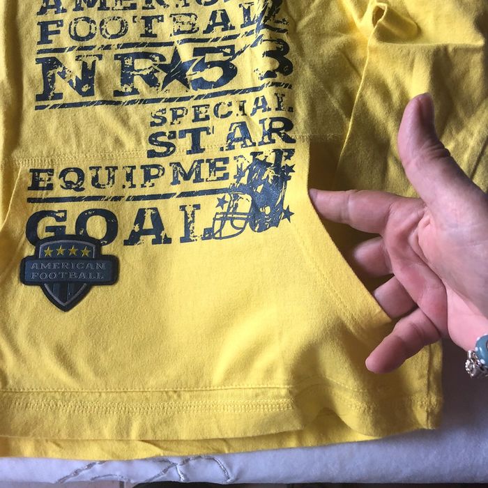 Sweat jaune léger à capuche 5/6 ans - photo numéro 6