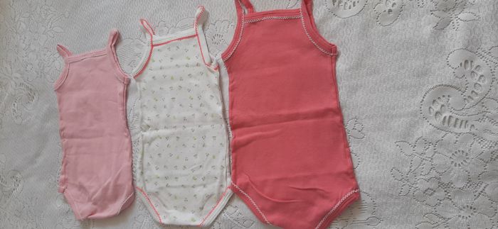 Lot de 3 bodies  PETIT BATEAU - photo numéro 3