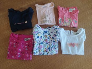 Lot de 6 t-shirt ,taille 3 mois