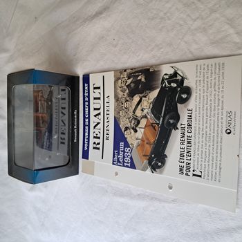 Renault Reinastella Albert Lebrun Norev Ech 1/43 + fascicule Editions Atlas Neuve
