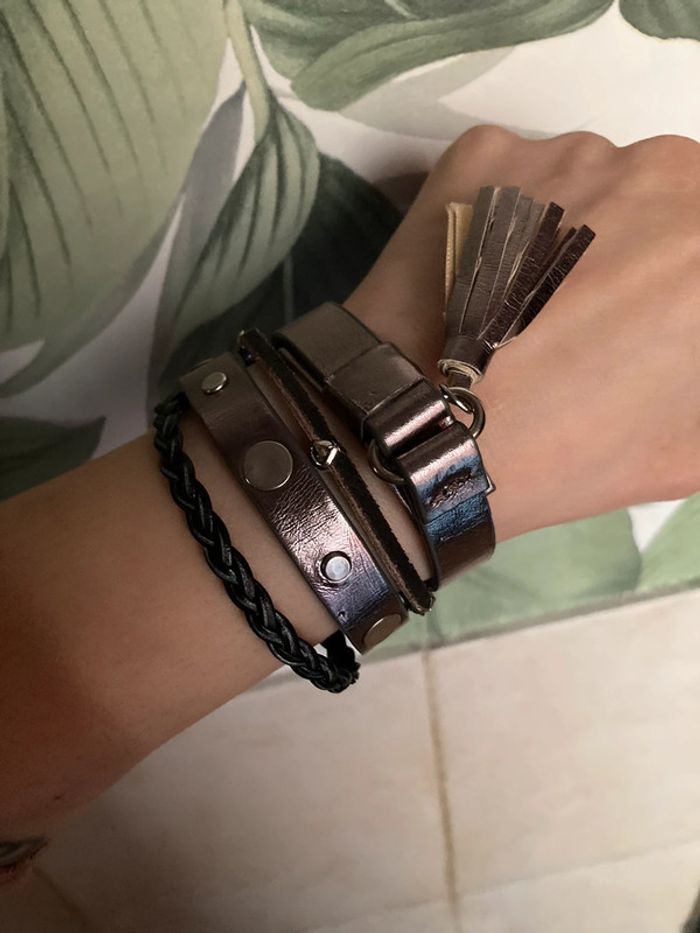 Bracelet femme simili cuir