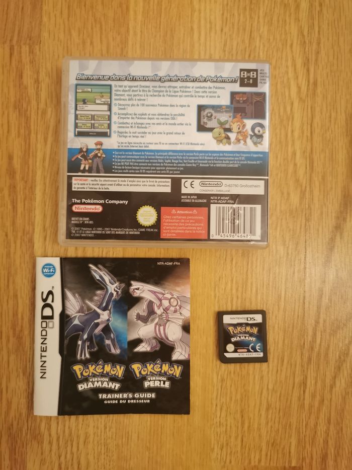 Pokemon Version Diamant sur Nintendo DS Complet - photo numéro 2